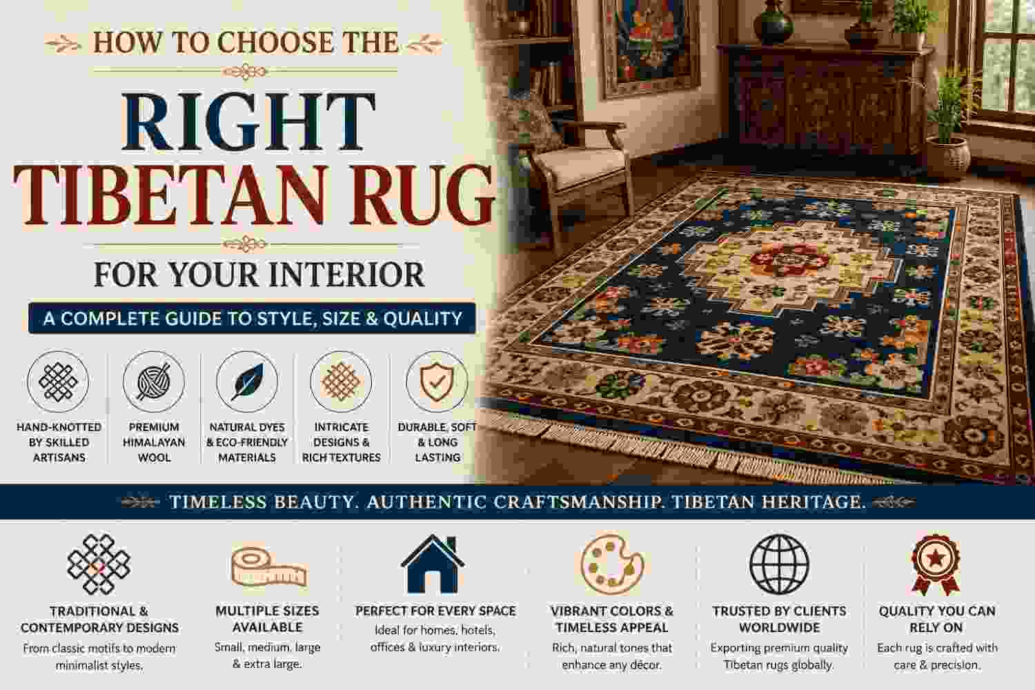 How to Choose the Right Tibetan Rug for Your Interior