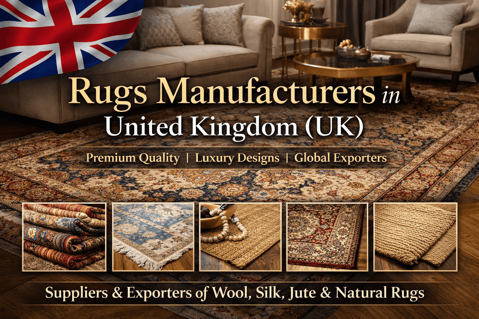 Rugs Manufacturers in United Kingdom (UK): Elevating Spaces with Style and Comfort
