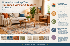 How to Choose Rugs That Balance Color and Texture in a Room