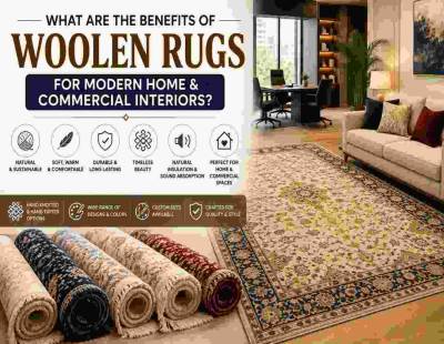 What Are the Benefits of Woolen Rugs for Modern Home and Commercial Interiors?