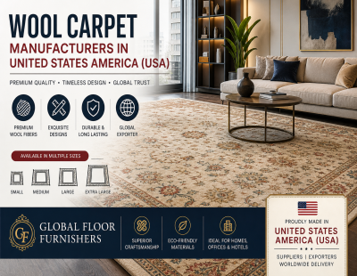 Wool Carpet Manufacturers in United States America (USA): Premium Quality, Style, and Global Craftsmanship
